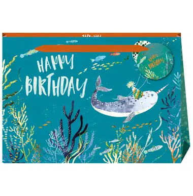 Jack & Lily Narwhal Shopper Gift Bag