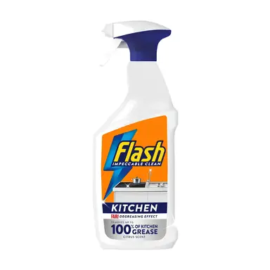 Flash Kitchen Degreaser Cleaning Spray, 800ml