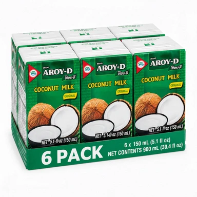 AROY-D Kokosmelk, Origineel 150 ml x 6 pakken