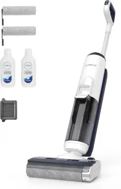 Tineco iFLOOR 5 Breeze complete Nass-/Trockensauger, Ein-Schritt-Reinigung für harte Böden, Kantenreinigung <0,5 cm, dreifache Akkulaufzeit, Selbstreinigung, leichtes kabelloses Saug- und Wischgerät, Blau