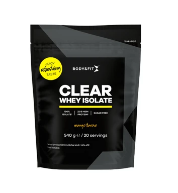 Body&Fit Clear Whey Isolate Boisson protéinée saveur mangue - 540 g