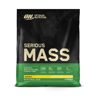 Optimum Nutrition Serious Mass Banane 5,45 kg (16 portions)
