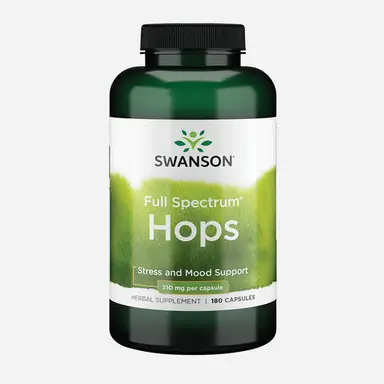 Swanson Full Spectrum Suppléments de houblon - 180 gélules 