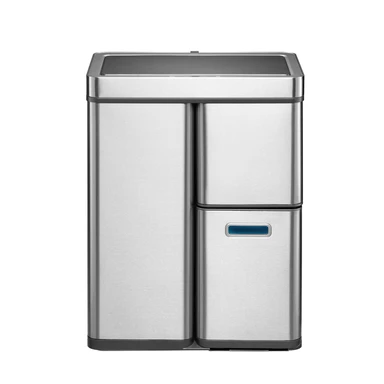 EKO Mirage Plus Recycling Sensor Bin 30L+15L+15L - Silver