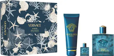 Versace Eros Pour Homme cadeauset (parfum 100 ml + reisfles 5 ml + douche- en badgel 150 ml)