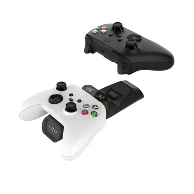 FIXED Double station de charge de manettes sans fil pour Xbox Series S, X et One, noir