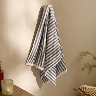 Yard Hand Towel Hebden Mineral Blue 50x100cm