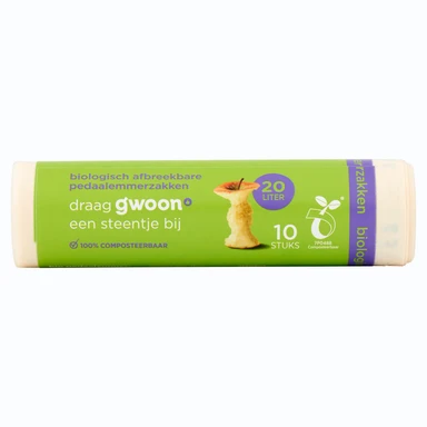 G'woon pedaalemmerzakken 20 liter verpakking