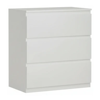 Vida Designs Drawer Chest Denver 3 Drawers White