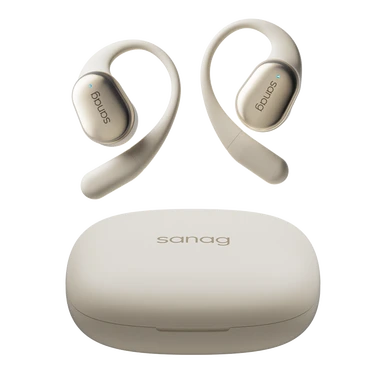 Sanag C16S Open Ear Earbuds Touch Control Noise Waterproof Bluetooth Earphones With Positioning S-C16S-Headphones-Beige