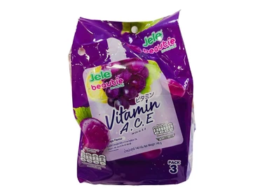 Jele Beautie Jelly Druivensmaak 3 x 140 g