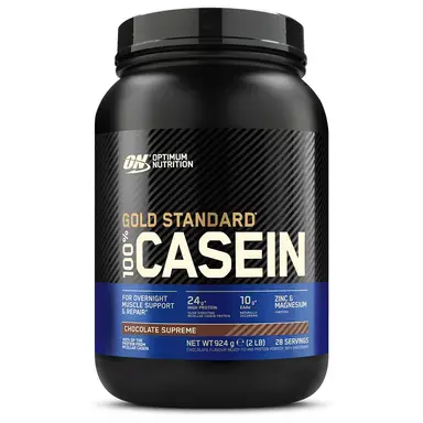 Optimum Nutrition 100% Caseïne Tijdafgifte Eiwit Chocolade 924g 28 Shakes