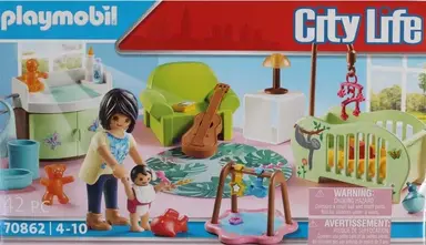 Playmobil City Life babykamer speelset - 11 x 29 x 18 cm, meerkleurig