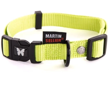 MARTIN SELLIER Halsband Nylon Groen 45-65x2,5 cm