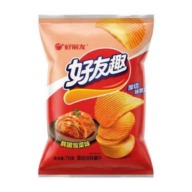 Orion Korean Kimchi Flavoured Potato Chips 70g