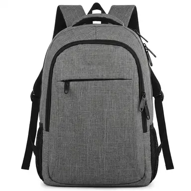 Daypacks， Laptop Backpacks 17.3 Inch Anti Theft Bag Men Work Backpack College with USB Charging Port for Men， Women， Work， Travel， Business， Grey， New Year Sale ， Top gift picks