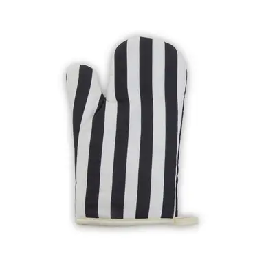 Maison by Premier Oven Glove Stripe Black/White
