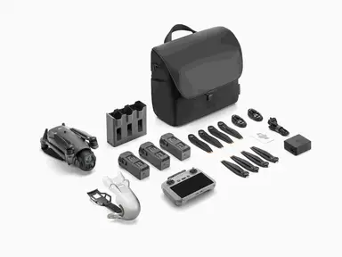 DJI Mavic 4 Pro Fly More Combo met DJI RC 2 - Vlagschip drone met triple-camera en 100MP 4/3 CMOS Hasselblad-camera, 30 km videotransmissie, maximale vliegtijd van 51 minuten, opladhub en accessoires
