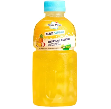Mogu Mogu Zero Sugar Tropical Delight Drink with Nata de Coco 320ml 