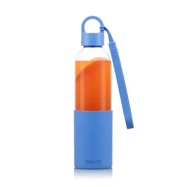 Bodum MELIOR Glass Water Bottle 0.5L - Blue