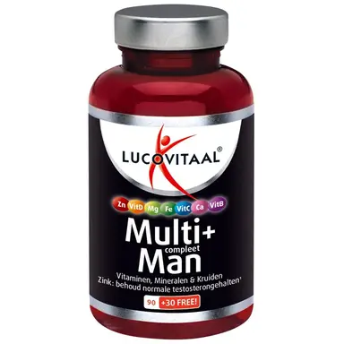 Lucovitaal Multivitamine Man MAXI pot 120 tabletten