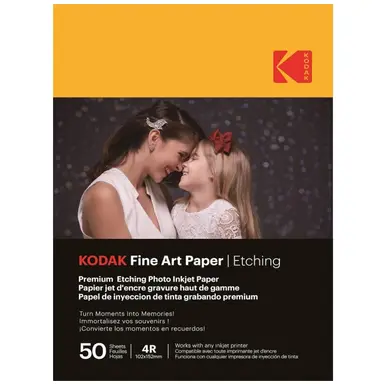 Kodak - Papier d'art - 50 feuilles A6 - 10 x 15 cm - 210 g/m²
