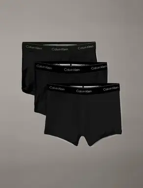 Calvin Klein 3 Pack Trunks - Icon Cotton Stretch - Zwart 4XL