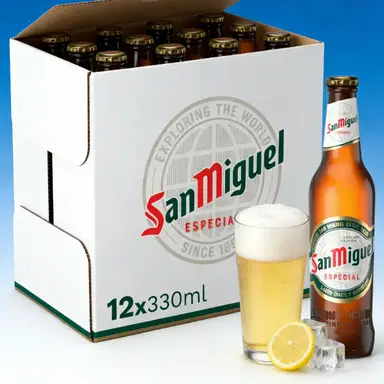 San Miguel Especial Premium Lager 12 X 330ml (Abv 5%)