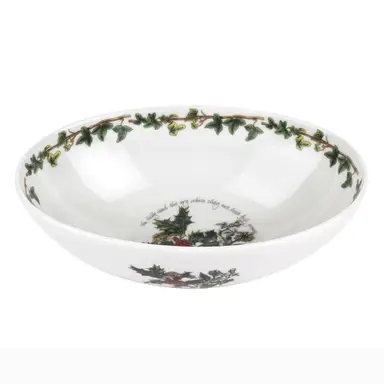 Portmeirion The Holly & The Ivy Oval Bowl – Single