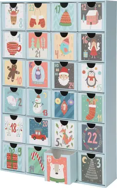 Koopman Adventskalender Set van 24st