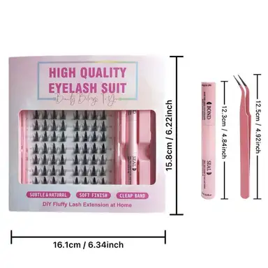 MeoMagic Accessoires voor wimperextensions, 10 rijen, 20 230