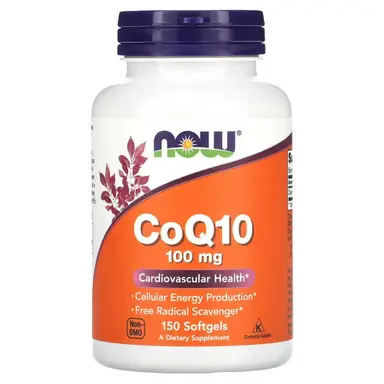 NOW Foods CoQ10, 100mg - 150 Softgels