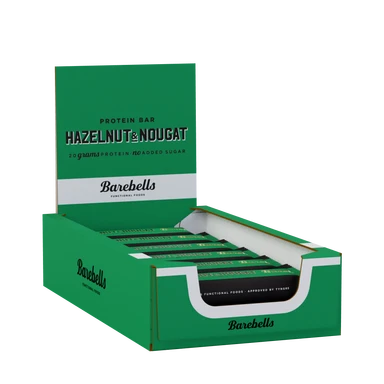 Eiwitrepen Hazelnoot & Nougat 660 g (12 repen)