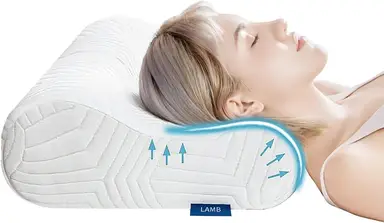 Memory Foam Kopfkissen, Nackenkissen Ergonomisches Schlafkissen