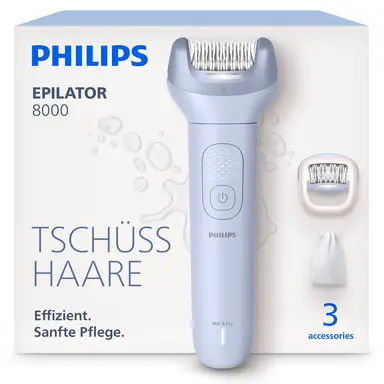 BRE708 - Epilierer 70400 U/min 32 Pinzette blau