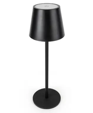 Candlelight Table Lamp LED Touch Black H:36cm