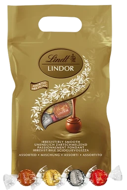 Lindt Sachet de truffes au chocolat assorties Lindor 1 kg