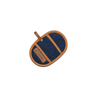 Le Creuset pothouder set - denim blauw, 2 stuks, 30 x 12,5 cm