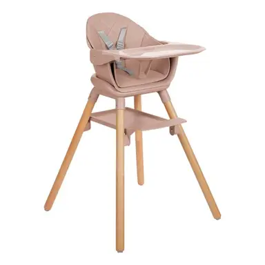 Kikka Boo High Chair 6in1 Woody Pink