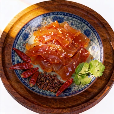 LA WEI JU Runderspees in Chilisaus 450g