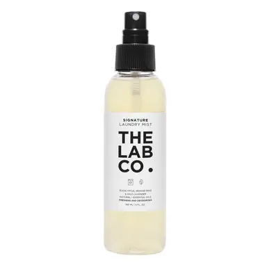 The Lab Co Signature Laundry Mist Spray 150ml. With Lavender, Eucalyptus And Orange Rind. Freshener, Deodoriser and Reviver For Clothes and Fabrics.