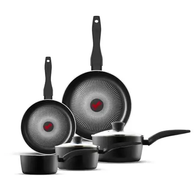 Tower Smart Start Gourmet 5 Piece Cookware Set - Black