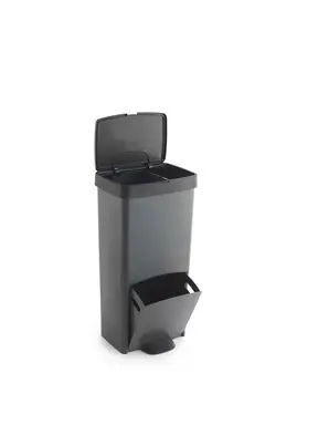 Sp-Berner 70 liter verticale recyclingbak – Grote capaciteit – Duurzame opbergoplossing van gerecycled kunststof – Gemaakt in Spanje