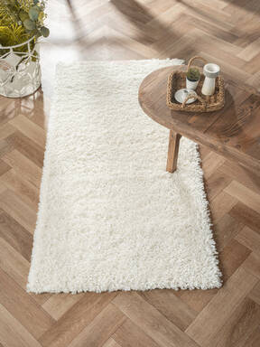 My Flair Teppich "My Shaggy" rechteckig creme 140 x 70 cm