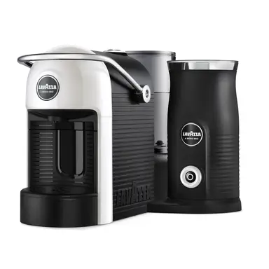 Lavazza A Modo Mio Jolie & Milk EVO Pod Coffee Machine, Integrated Milk Frother, 1.0 L, White - 18001411