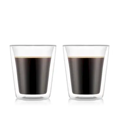 Bodum CANTEEN - Set of 2 Glasses 0.2L - Double Wall - Medium