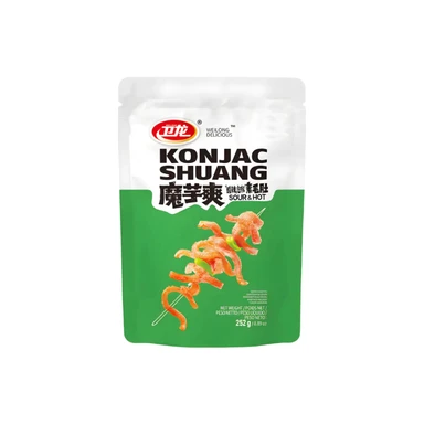 Weilong Yam Noodles - Zuur en Pikanter 252g