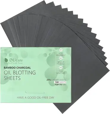 DUcare Öl-absorbierende Tuchblätter für das Gesicht, 100 Stück, Geschenk zum Internationalen Frauentag