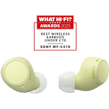 Sony WFC510Y écouteurs Bluetooth intra-auriculaires True Wireless - jaune