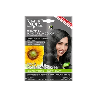 Natur Vital Kit Coloursafe Noir 40ML